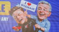 Ryanair's Michael O'Leary goads Elon Musk with 'Big "Idiot" Sale' as pair continue to trade insults after Tesla boss called for him to be sacked for refusing to use Starlink on flights