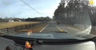 The high-speed chase ended with the teen crashing the SUV.