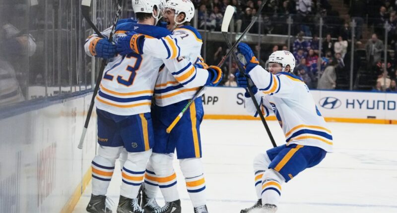 Sabres beat the Rangers 5-2 to win for the 12th time in 13 games