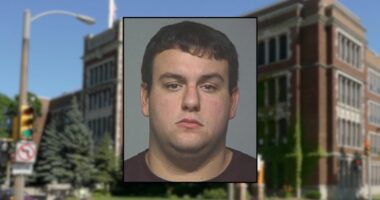 School aide caught on camera slapping special needs student while struggling to put on her shoes: Police