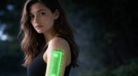 Scientists create skin implant that glows green when you're about to fall ill