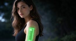 Scientists create skin implant that glows green when you're about to fall ill