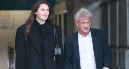 Sean Penn reemerges with younger lover after bad behavior at Globes
