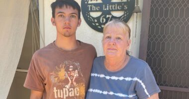 Shooting survivor's family break their silence as manhunt intensifies