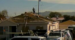 SoCal raid: ICE agents climb onto roof, chase construction workers