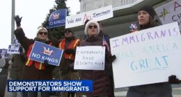 St. Charles demonstrators rally to support ban on federal immigration enforcement agencies, denounce ICE and Border Patrol