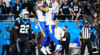 Stafford’s late TD pass to Parkinson lifts the Rams past the Panthers 34-31 in the wild-card round