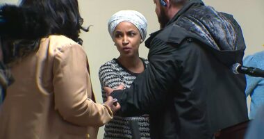 Substance sprayed on Rep Ilhan Omar reportedly identified as apple cider vinegar; FBI investigating
