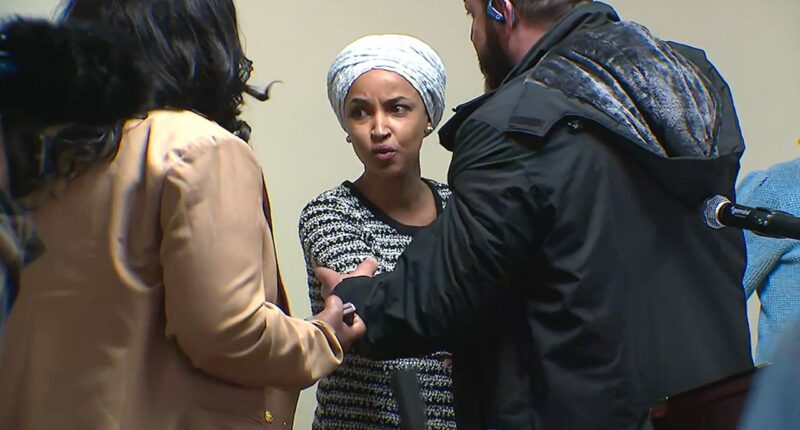 Substance sprayed on Rep Ilhan Omar reportedly identified as apple cider vinegar; FBI investigating