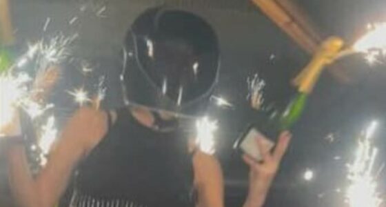 Swiss fire waitress 'made to wear helmet she couldn't see out of'