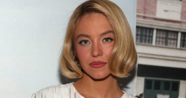 Sydney Sweeney turns heads in a white mini dress