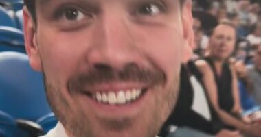 Tammy Hembrow's ex Matt Zukowski gets POOED ON by a bird