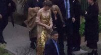 Taylor Swift's gown at BFF's ceremony has fans spotting Easter Egg