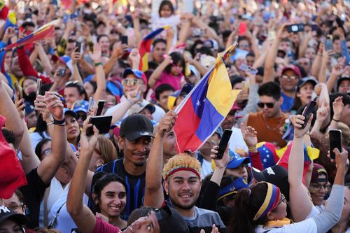 Tears of joy as millions celebrate Maduro's downfall