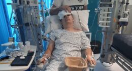 Teen is forced to spend his 18th birthday in hospital after crash