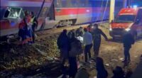 Ten dead and 100 injured after high-speed trains derail in Spain