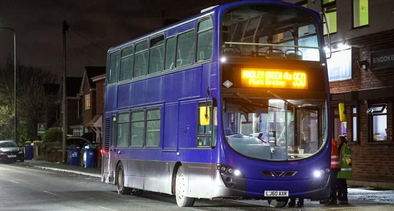 Three schoolchildren in hospital after falling through  bus window