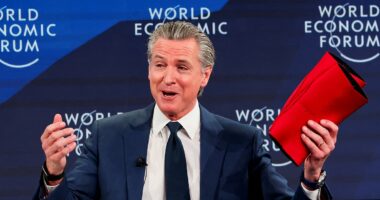 Trump and Newsom share private laughs as one top aide keeps a frosty distance