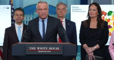 Trump banishes fruit juice and urges red meat and butter as he declares WAR on American junk food giants