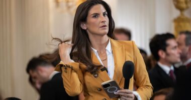 Trump touts his 'much bigger and more beautiful ballroom' as he slams CNN's Kaitlan Collins for quizzing him on cost