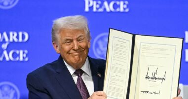 Trump unveils his Board of Peace alongside leaders of first nations