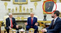 Trump's gold-framed hint at Greenland invasion