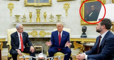 Trump's gold-framed hint at Greenland invasion
