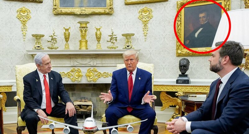 Trump's gold-framed hint at Greenland invasion