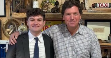 Tucker turns his guns on the Republican elite in explosive feud that's ripping the right apart