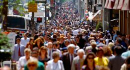 US population growth at post-COVID low amid decline in net international migration