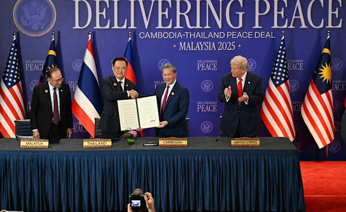 US will provide $45 million in aid to Thailand and Cambodia in a bid to ensure regional stability