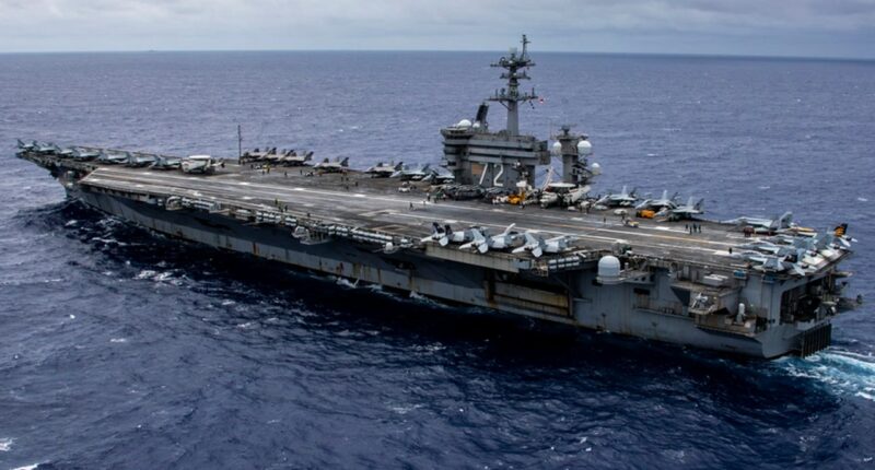 USS Abraham Lincoln Aircraft Carrier Strike Group makes move amid threat from Iran