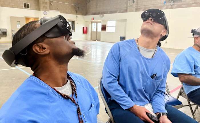 VR headsets are 'hope machines' inside California prisons, offering escape and practical experience