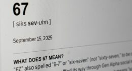 Viral '6-7' tops 2025 list of overused words and phrases