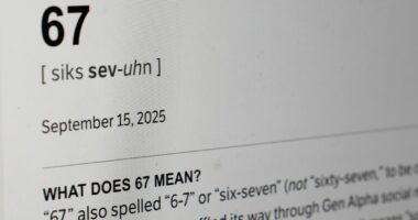 Viral '6-7' tops 2025 list of overused words and phrases