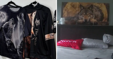 Wolf clothing, painting found as alleged Lone Wolf bikie associate arrested
