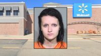 Woman set Walmart baby cribs ablaze with camping fuel as store was 'full' of customers on New Year's Eve, causing $5 million in damages, authorities say