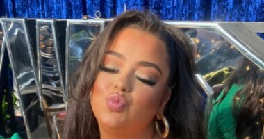 X Factor star Scarlett Lee reveals she is pregnant with her first child with her husband Nathan Shaw eight years after reaching the show final