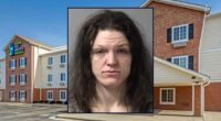 Young kids found wandering outside hotel 'in temperatures of 8 degrees' while barely dressed, mom arrested