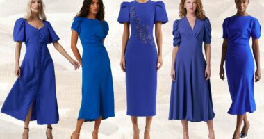 Zara Tindall stuns in royal blue puff sleeve dress in Australia - we've found the look in stock and a chic Nobody's Child alternative