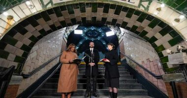 Zohran Mamdani sworn in as New York City mayor at historic subway station