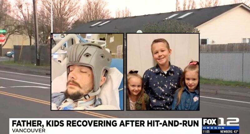 17-year-old in grandma's Nissan plowed into father taking kids home from school as dad tried pushing children out of way, then the teen went to work like nothing happened: Cops