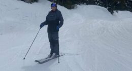 78 year-old Brit returns to skiing after 30 years and has the time of his life