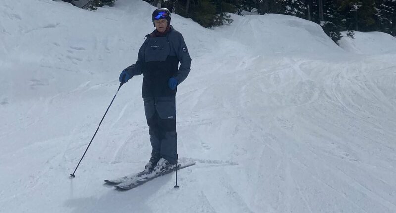78 year-old Brit returns to skiing after 30 years and has the time of his life