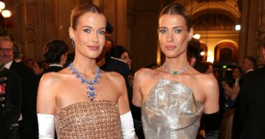 A royal night out! Princess Diana's twin nieces Lady Eliza and Lady Amelia Spencer dazzle at the 68th Vienna Opera Ball