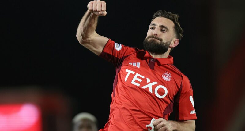 ABERDEEN 2 MOTHERWELL 0 Jens Berthel Askou's selection gamble backfires as 10-man Dons overcome nine-man Well in crazy Scottish Cup tie