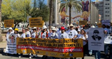 Abduction of 10 Mexican miners during wave of cartel violence casts doubts over president's safety claims