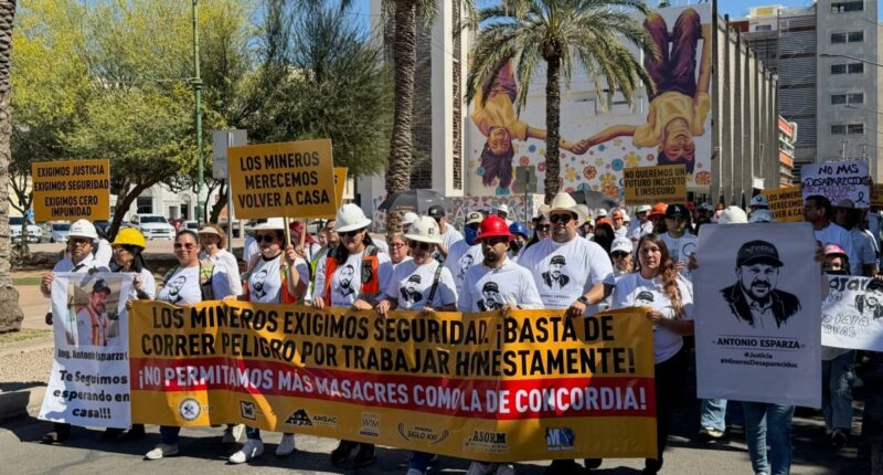 Abduction of 10 Mexican miners during wave of cartel violence casts doubts over president's safety claims