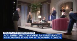 Acclaimed drector Robert Falls returns to Chicago's Goodman Theatre for hit romantic comedy 'Holiday' based on 1938 movie