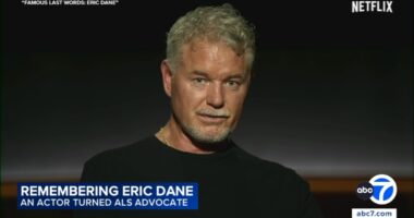 Actor Eric Dane's unwavering advocacy for ALS was the most powerful role of his career, tributes pour in